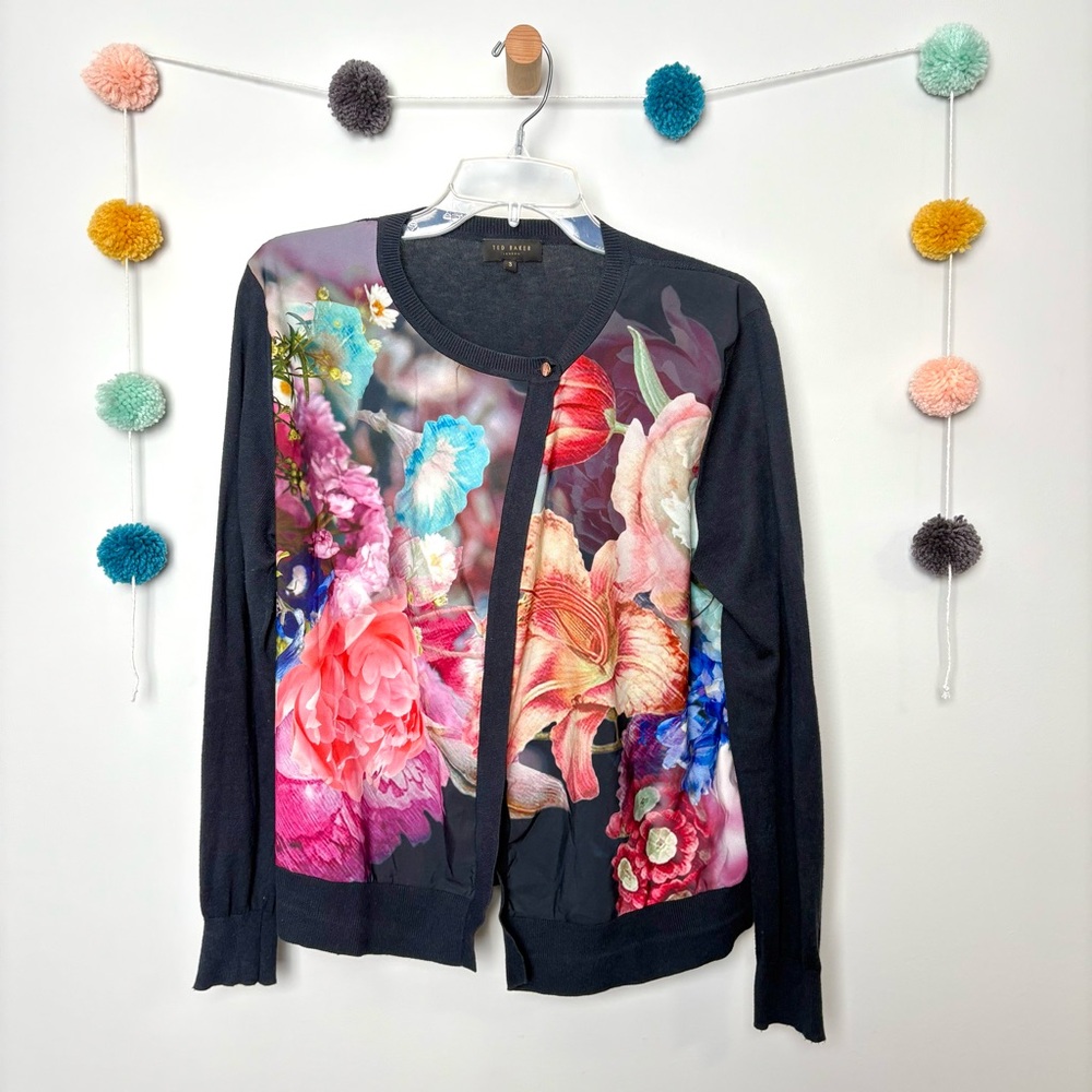 Ted Baker Floral Print Cardigan